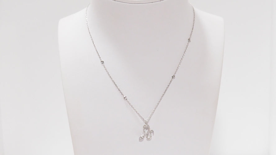 Collier Collier Messika "snake" en or blanc et diamants 58 Facettes 32005