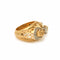 Bague 54 Bague Tank Diamants Or Jaune 58 Facettes BD184