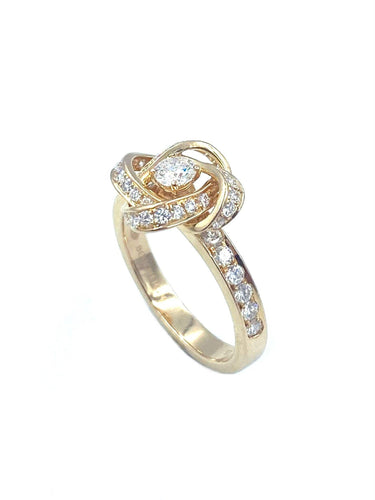 Bague Bague BOUCHERON Pivoine Or rose & diamants 58 Facettes