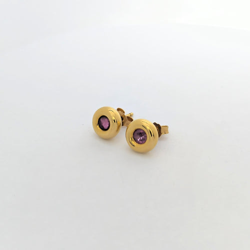 Boucles d'oreilles Boucles d'oreilles or jaune et rubis 58 Facettes 27268