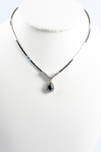 Collier Parure diamants et saphirs 58 Facettes CLDSABODSAOC56-1