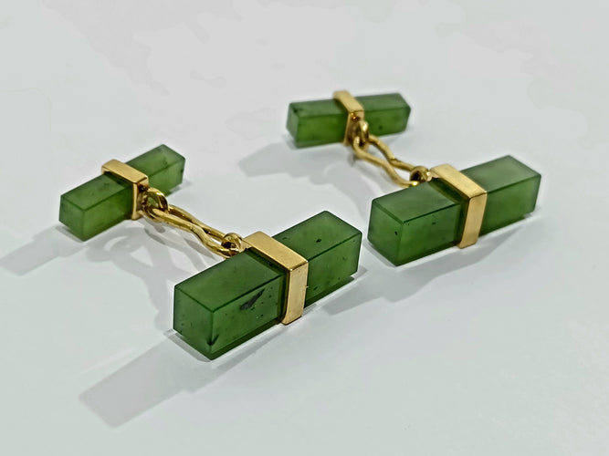 Boutons de manchette Boutons De Manchette Or Et Jade 58 Facettes 3083/1