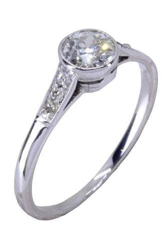 Bague BAGUE ART-DÉCO DIAMANTS 58 Facettes 073521