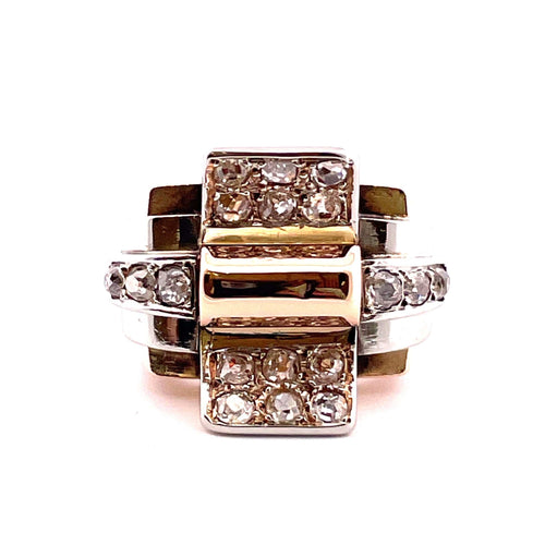 Bague Bague 2 Ors & Diamants 58 Facettes