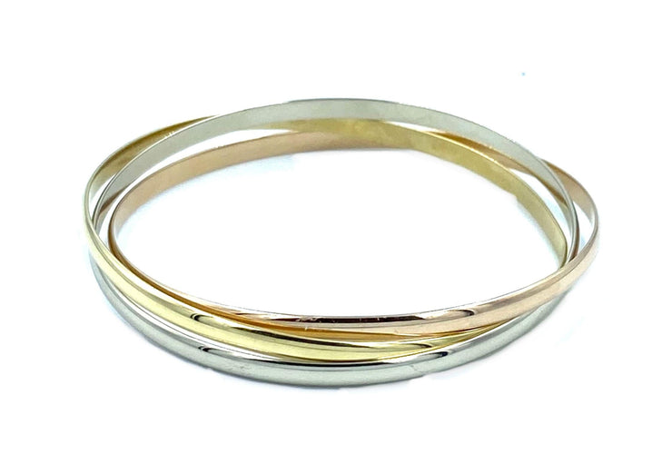 Bracelet Cartier. Bracelet Trinity 3 ors 18K 58 Facettes