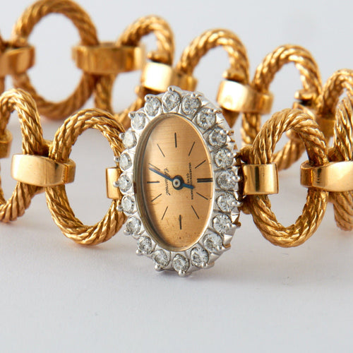 Montre Vacheron Constantin pour Chaumet - Montre Or et Diamants 58 Facettes