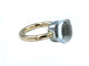Bague POMELLATO. Collection Nudo classic, bague 2 ors et topaze blanche 58 Facettes