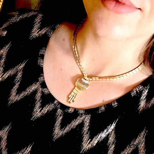 Collier Collier ART DÉCO 58 Facettes V68