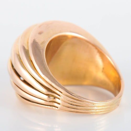 Bague 52 Bague à godrons 58 Facettes 8400