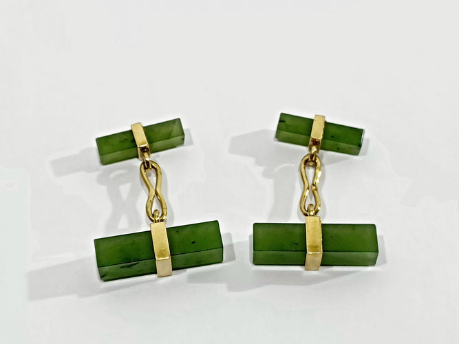 Boutons de manchette Boutons De Manchette Or Et Jade 58 Facettes 3083/1