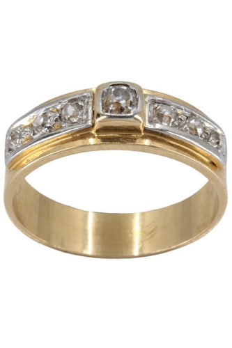 Bague 55 BAGUE ANCIENNE DIAMANTS 58 Facettes 055291