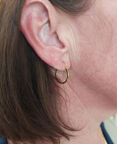 Boucles d'oreilles CRÉOLES MODERNES 58 Facettes 067061