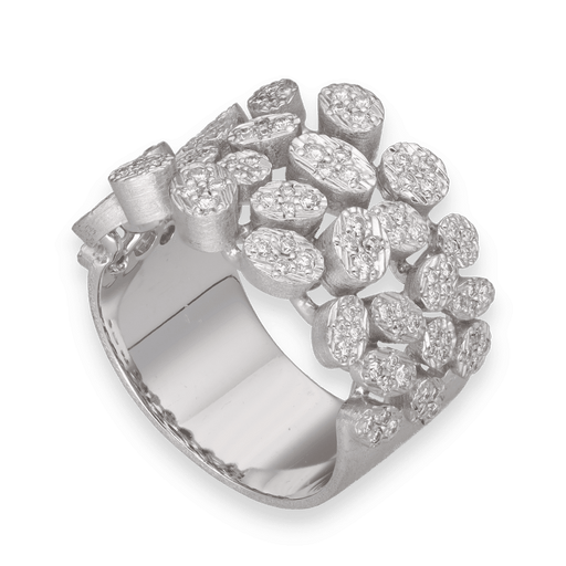 Bague Bague Luisa Rosas en or gris 18k avec diamants 58 Facettes