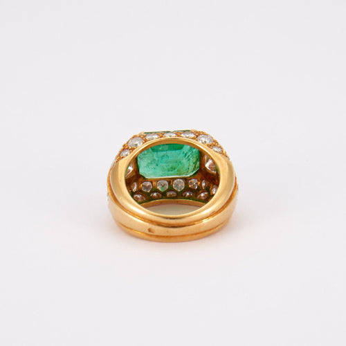 Bague Bague Emeraude de Colombie Diamants 58 Facettes