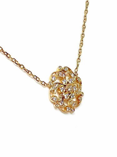 Collier Collier Stone Paris en or rose et diamants 58 Facettes