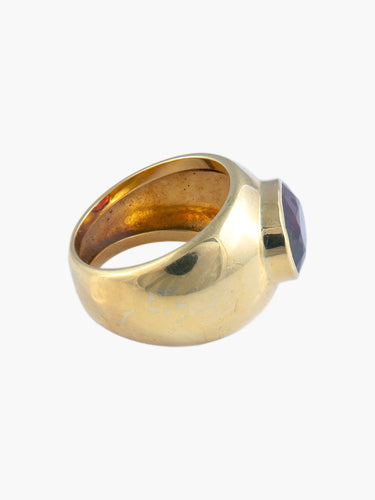 Bague 52 Bague Jonc Grenat 58 Facettes