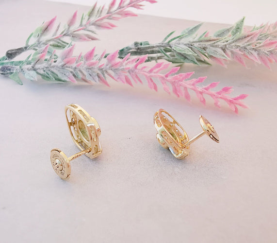 Boucles d'oreilles Boucles d'oreilles losanges Emeraudes Diamants 58 Facettes AA 1485