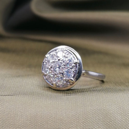 Bague 51 Bague Art Déco Diamants 58 Facettes 2737