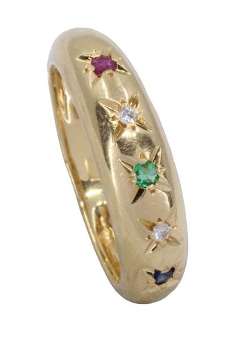 Bague 51 Bague jonc Tutti Frutti 58 Facettes 079381