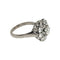 Bague 53 Bague or blanc marguerite diamants 58 Facettes 1-1185/2