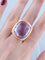 Bague 52 Bague Améthyste et Diamants 58 Facettes