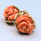 Boucles d'oreilles Boucles d'oreilles roses en corail et or 58 Facettes