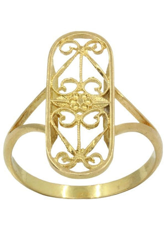 Bague 54 BAGUE FILIGRANE 58 Facettes 044011