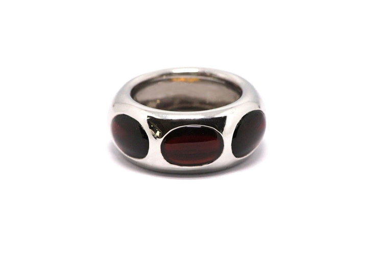 Bague 54 Bague Pomellato "bandeau" grenats 58 Facettes 1-117/1