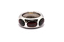 Bague 54 Bague Pomellato "bandeau" grenats 58 Facettes 1-117/1
