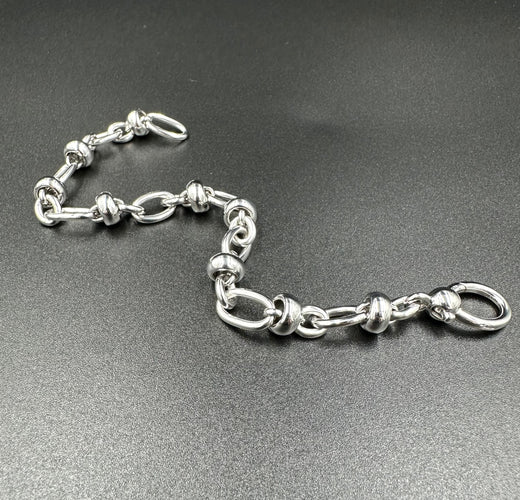 Bracelet POMELLATO. Bracelet Maillons Or Blanc 58 Facettes