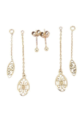 Boucles d'oreilles BOUCLES D'OREILLES PENDANTES FILIGRANE 58 Facettes 072191