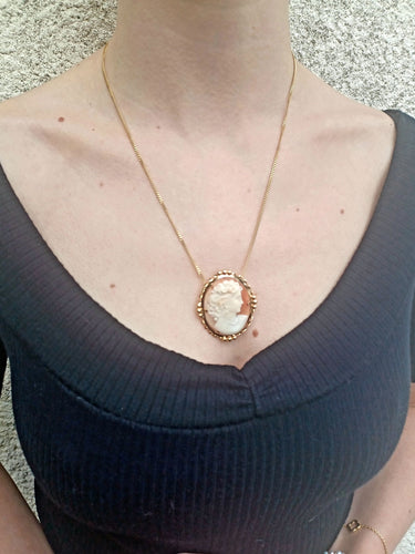 Pendentif Pendentif Broche Camée Coquillage 58 Facettes 3114/1