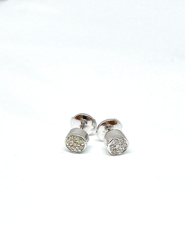 Boucles d'oreilles Boucles d’oreilles diamants monture or blanc 58 Facettes