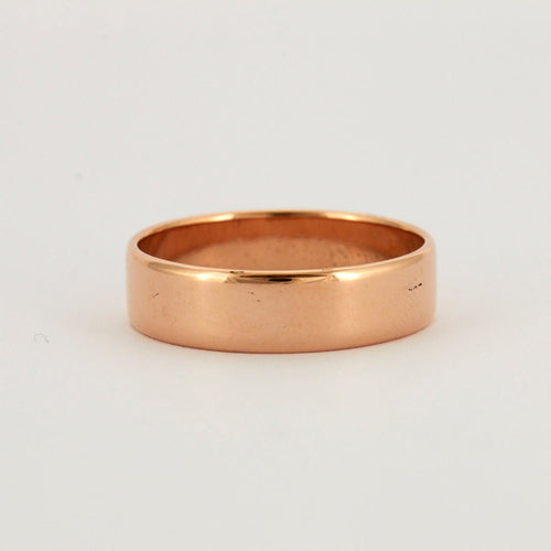 Bague 53 Alliance or rose 18 carats 58 Facettes