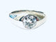 Bague Bague  jonc platine et diamant 0,90ct 58 Facettes