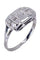 Bague 52 BAGUE ART-DÉCO DIAMANT 58 Facettes 081191