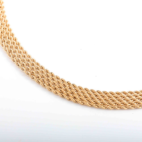 Collier COLLIER OR JAUNE MAILLE TRESSEE 58 Facettes LP 906