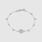 Bracelet GUCCI - BRACELET AVEC DÉTAIL GG ENLACÉS ET DIAMANTS 58 Facettes YBA729403003017