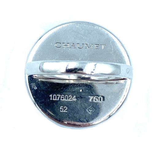 Bague Bague CHAUMET en or blanc, topaze et diamants 58 Facettes