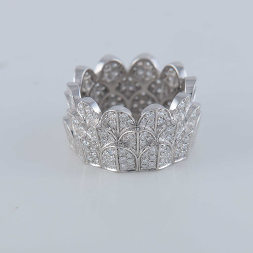 Bague 54 Fred Bague île d’or pavage diamants 58 Facettes