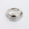 Bague 49 Bague jonc or blanc diamants 58 Facettes 1-656/1