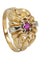 Bague BAGUE RUBIS ANNÉES 50' 58 Facettes 055081