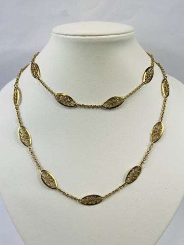 Collier Sautoir Maille Filigrane 58 Facettes 20400000755