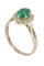 Bague 56 BAGUE POMPADOUR ÉMERAUDE DIAMANTS 58 Facettes 075201