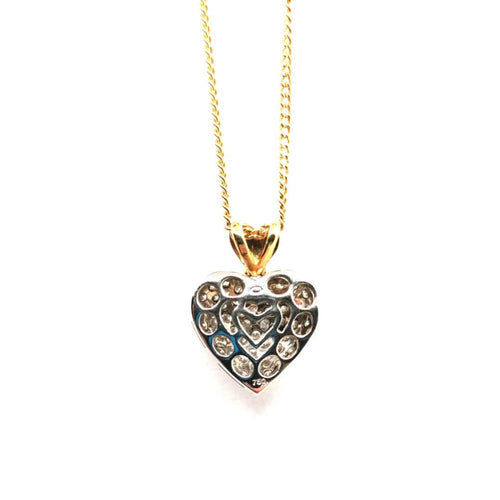 Pendentif Pendentif coeur diamants 58 Facettes 3487