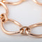 Bracelet Bracelet Maillons ovales or rose 58 Facettes