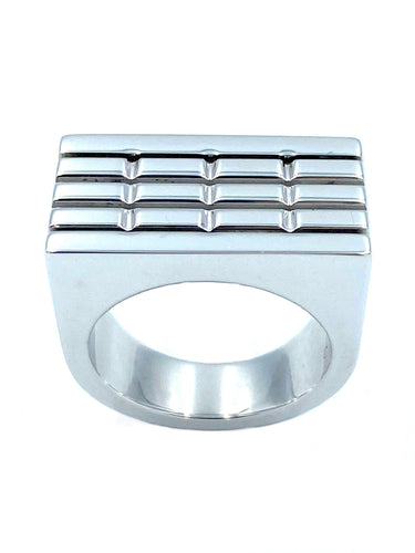 Bague PIAGET. Bague moderniste en or blanc 58 Facettes