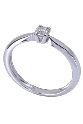 Bague 53 SOLITAIRE DIAMANT 58 Facettes 074721