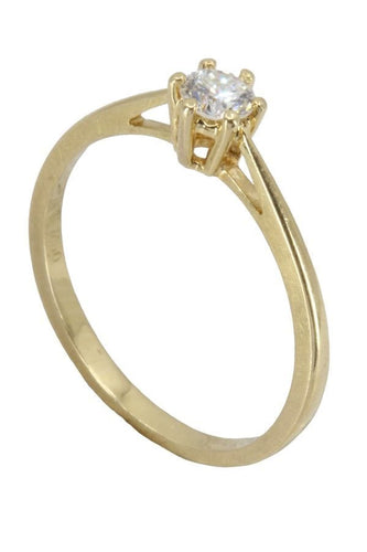 Bague SOLITAIRE DIAMANT 0.20 CARAT 58 Facettes 057491