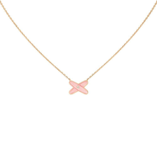 Collier CHAUMET - Collier "Liens" Or rose Opale Diamant 58 Facettes 082996